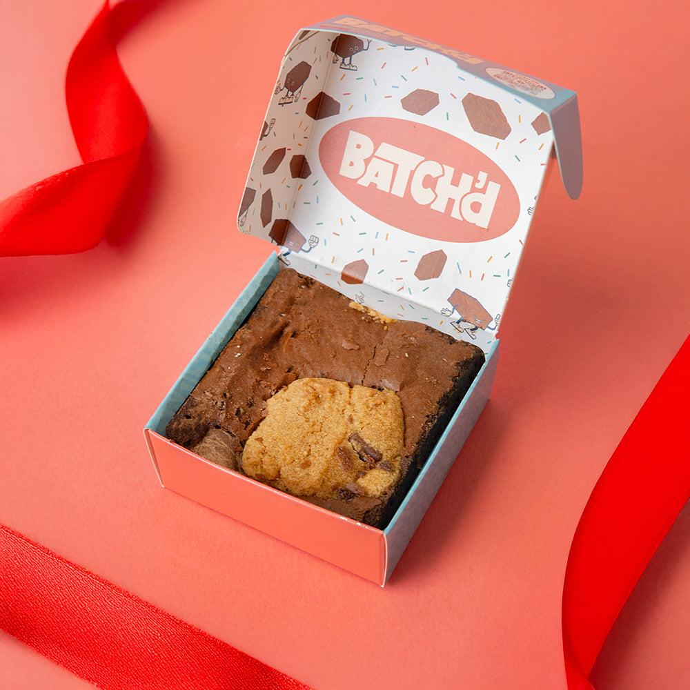 Single Brownie Box - Cookie Dough