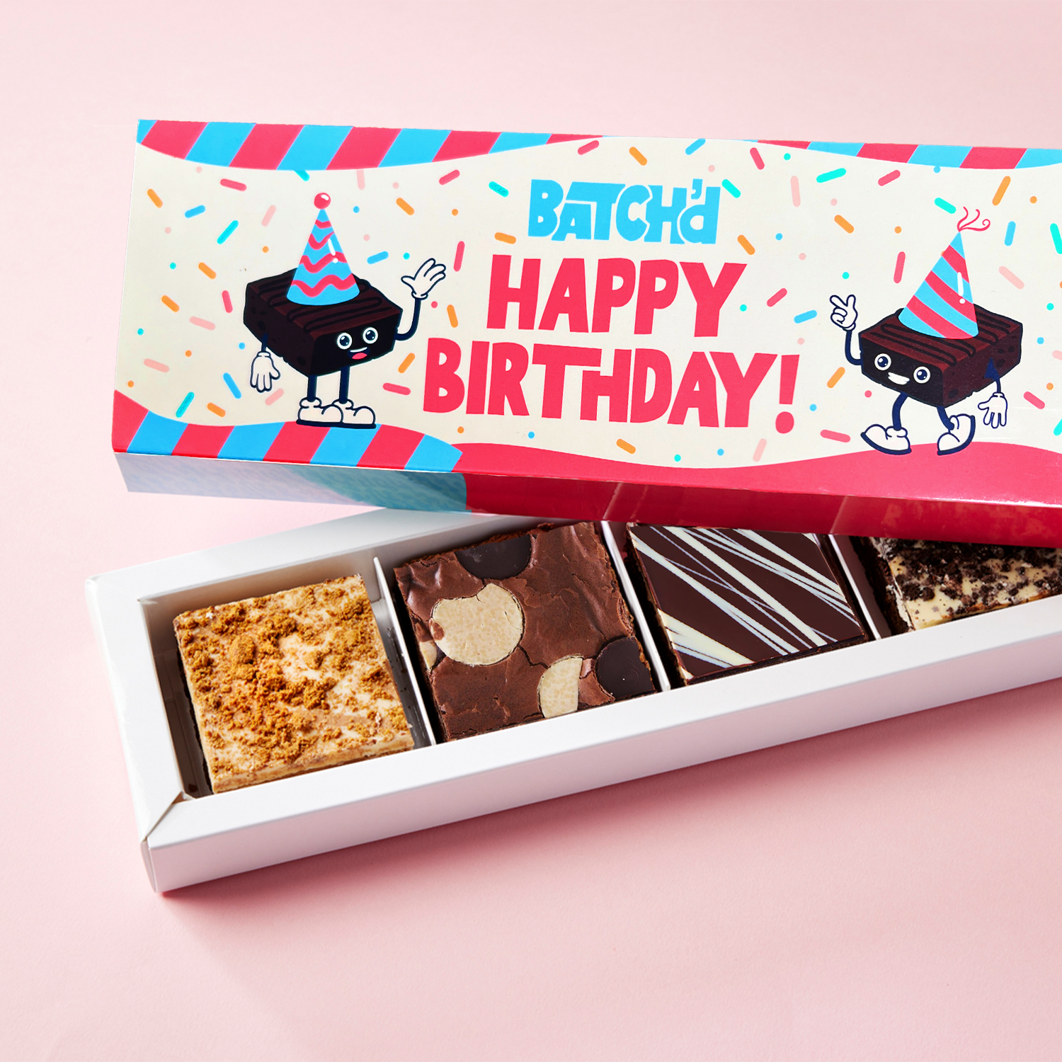 Brownie 4 Box Mix & Match - Happy Birthday