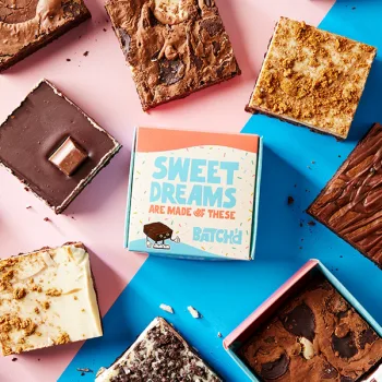 Single Brownie Box - Vegan Caramelised Biscuit