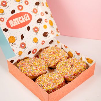 Vegan Donut 4 Box - Sprinkles Ring